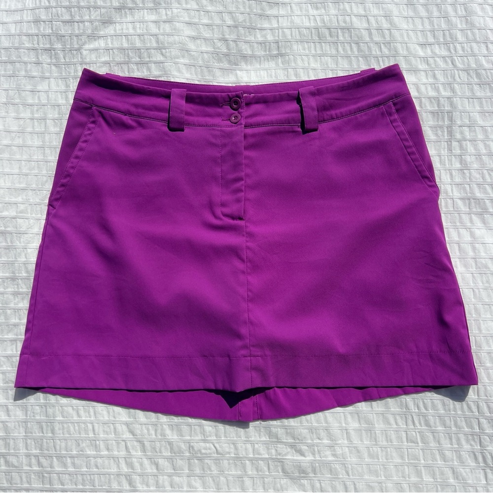Nike Golf Tour Performance Purple Skort With Pockets, 10